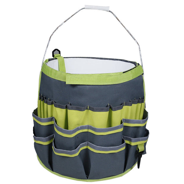 Oxford Cloth Bucket Organizer Storage Bag Garden Hand Tool Kits For Household Tote Pouch Planting Basket