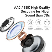 Dual Monaural Switching Noise-cancelling Earphones Waterproof Sound-activated Music Earphones