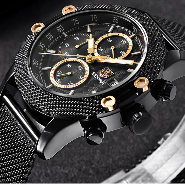 Men's Quartz Watch Multifunctional Casual Wrist