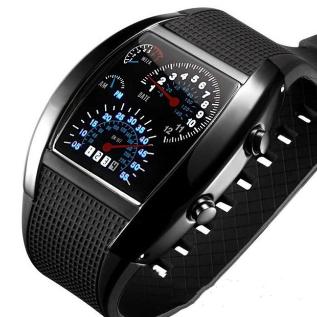 Fashion Men's Watch Unique LED Digital Watch Men Watch Electronic