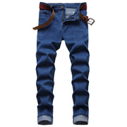 Men's Stretch Slim Fit Nostalgic Cotton Jeans Slim Fit