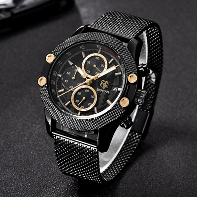 Men's Quartz Watch Multifunctional Casual Wrist