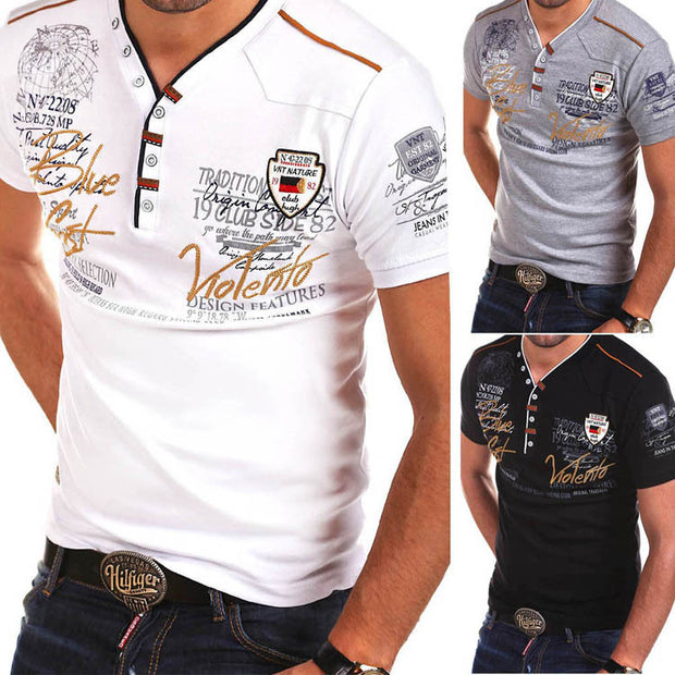 Mens T-shirts Fashion Short-sleeved Mens Summer New T-shirts