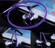 Glowing Zipper Earphones