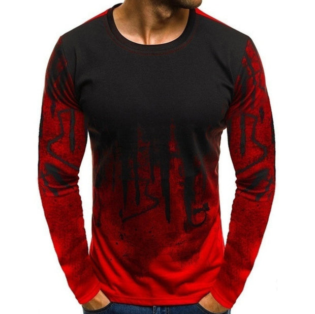 Fashion Sports And Fitness Personality Printed T-shirt